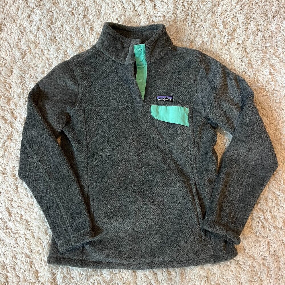 PATAGONIA Gray Women's Fleece Size Medium